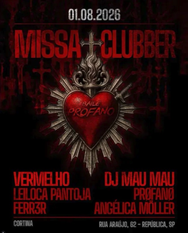 MISSA CLUBBER — Cortina — Angélica Möller